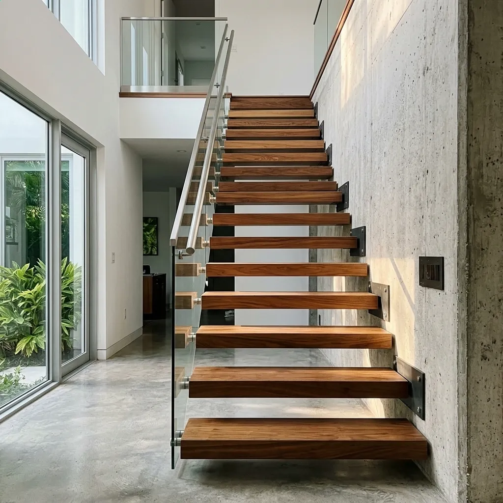 Custom Floating Stair Installation in Tampa, FL